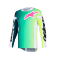 dres RACER PORTL, ALPINESTARS (zelená/bílá/černá) 2026