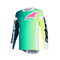 dres RACER PORTL, ALPINESTARS (zelená/bílá/černá) 2026 dres RACER PORTL, ALPINESTARS (zelená/bílá/černá) 2026