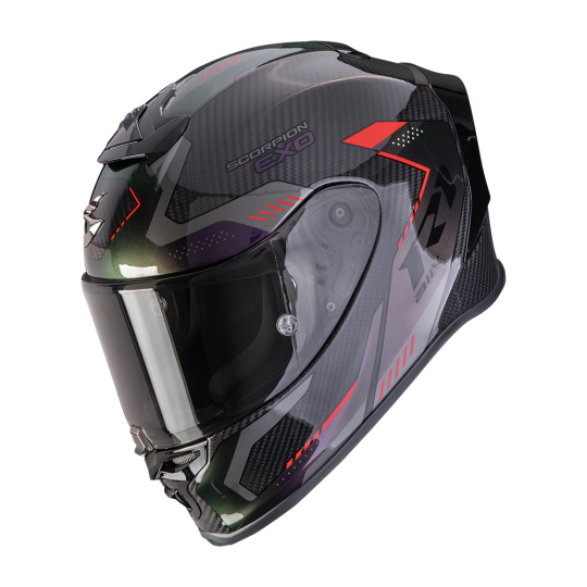Moto přilba SCORPION EXO-R1 EVO CARBON AIR PROPEL černý chameleon Moto přilba SCORPION EXO-R1 EVO CARBON AIR PROPEL černý chameleon