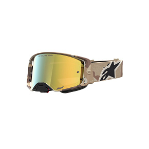 brýle SUPERTECH LONE, ALPINESTARS (písková camo, zrcadlové zlaté plexi) 2027 brýle SUPERTECH LONE, ALPINESTARS (písková camo, zrcadlové zlaté plexi) 2027