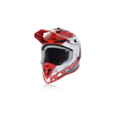 Acerbis motokros přilba LINEAR červená/bílá Acerbis motokros přilba LINEAR červená/bílá