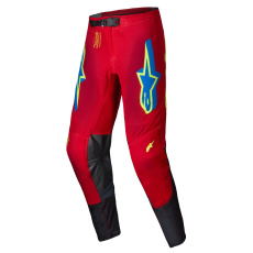 kalhoty SUPERTECH MAKER, ALPINESTARS (červená/žlutá fluo) 2025 kalhoty SUPERTECH MAKER, ALPINESTARS (červená/žlutá fluo) 2025