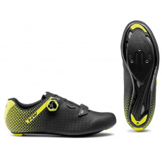 Pánské Road tretry Northwave Core Plus 2 Black/Yellow Fluo Pánské Road tretry Northwave Core Plus 2 Black/Yellow Fluo