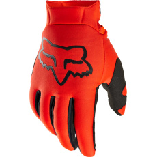 Pánské cyklo rukavice Fox Defend Thermo Off Road Glove  Orange Flame