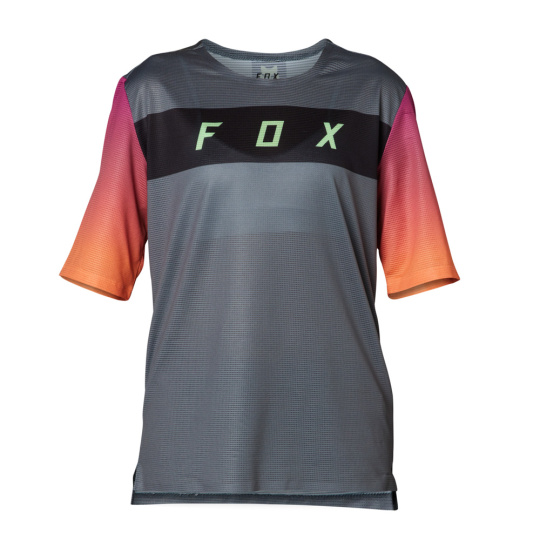 Dětský dres Fox Yth Flexair Ss Jersey  Pewter