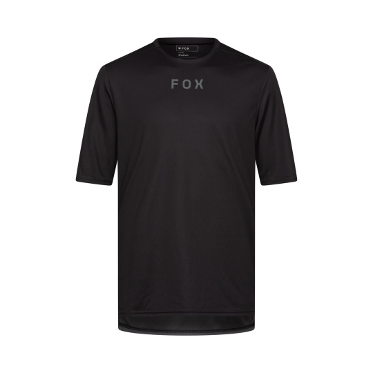 Pánský cyklo dres Fox Ranger s Jersey Wordmark Black Pánský cyklo dres Fox Ranger s Jersey Wordmark Black
