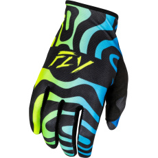 rukavice LITE, FLY RACING - USA 2025 (černá/modrá/hi-vis) rukavice LITE, FLY RACING - USA 2025 (černá/modrá/hi-vis)