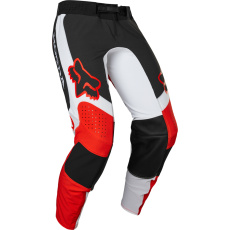 Pánské MX kalhoty Fox Flexair Honda Pant  Fluo Red