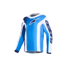 dres FLUID PORTL YOUTH, ALPINESTARS, dětské (modrá/bílá) 2026 dres FLUID PORTL YOUTH, ALPINESTARS, dětské (modrá/bílá) 2026