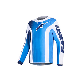 dres FLUID PORTL YOUTH, ALPINESTARS, dětské (modrá/bílá) 2026 dres FLUID PORTL YOUTH, ALPINESTARS, dětské (modrá/bílá) 2026