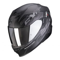 Moto přilba SCORPION EXO-520 EVO AIR COVER matná černo/stříbrná Moto přilba SCORPION EXO-520 EVO AIR COVER matná černo/stříbrná