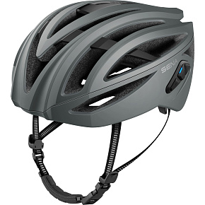 cyklo přilba s headsetem R2 EVO, SENA (matná šedá) cyklo přilba s headsetem R2 EVO, SENA (matná šedá)