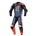 jednodílná kombinéza GP PLUS 4, TECH-AIR kompatibilní, ALPINESTARS (černá/červená fluo/tmavě modrá) 2024