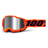ACCURI 2, 100% brýle Orange, zrcadlové stříbrné plexi