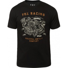 Pánské triko Fox Fast Track Ss Premium Tee Black Pánské triko Fox Fast Track Ss Premium Tee Black