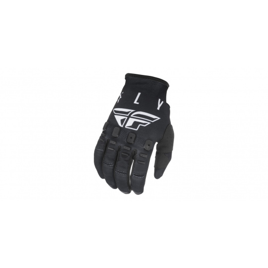 rukavice KINETIC K121, FLY RACING (černá/bílá)