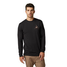 Pánské triko Fox Finisher Ls Tech Tee Black Pánské triko Fox Finisher Ls Tech Tee Black