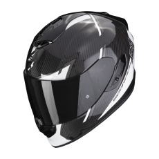 Moto přilba SCORPION EXO-1400 EVO CARBON AIR KENDAL černo/bílá