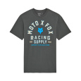 Pánské triko Fox Local Racer Ss Prem Tee  Dark Shadow