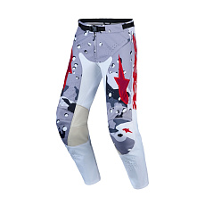 kalhoty RACER AIR LONE, ALPINESTARS (šedá camo/bílá/červená) 2027 kalhoty RACER AIR LONE, ALPINESTARS (šedá camo/bílá/červená) 2027