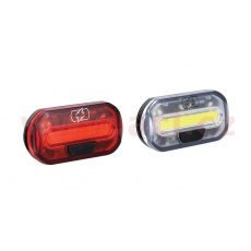 sada světel na kolo BRIGHT LINE, OXFORD (LED, světelný tok 5/5 lm) sada světel na kolo BRIGHT LINE, OXFORD (LED, světelný tok 5/5 lm)