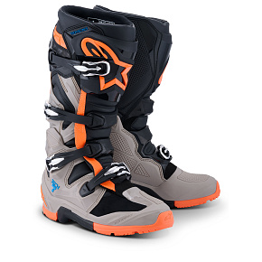 boty TECH 7 ENDURO, ALPINESTARS (černá/tmavě šedá/oranžová fluo) 2027 boty TECH 7 ENDURO, ALPINESTARS (černá/tmavě šedá/oranžová fluo) 2027