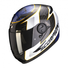 Moto přilba SCORPION EXO-490 TOUR bílo/modrá Moto přilba SCORPION EXO-490 TOUR bílo/modrá