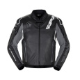 bunda DP-PROGRESSIVE LEATHER, SPIDI (černá/bílá)