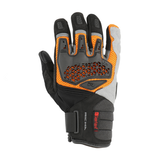 Moto rukavice RICHA BOGOTA černo/oranžové