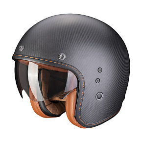 Moto přilba SCORPION BELFAST EVO CARBON matná černá Moto přilba SCORPION BELFAST EVO CARBON matná černá