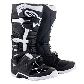 boty TECH 7 ENDURO DRYSTAR, ALPINESTARS (černá/bílá)