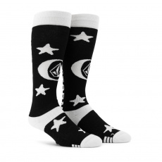 Pánské ponožky Volcom Synth Sock Black Pánské ponožky Volcom Synth Sock Black