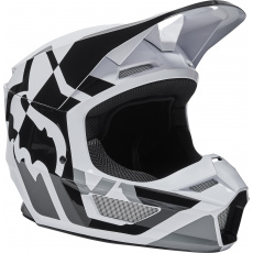 Pánská přilba Fox V1 Lux Helmet, Ece Black/White