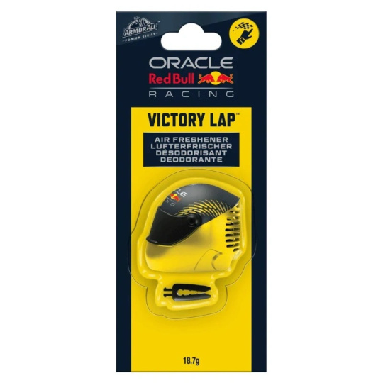 vůně do ventilační mřížky 3D přilba RED BULL Racing F1 (žlutá) 18,7 g