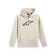 mikina AGELESS HOODIE 3, ALPINESTARS (bílá off white/černá)