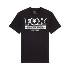 Pánské triko Fox Banner Ss Prem Tee  Black