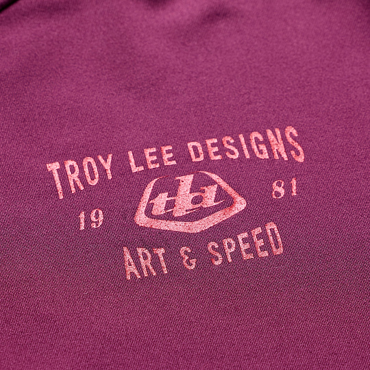 TLD PÁNSKÝ DRES S DLOUHÝM RUKÁVEM RUCKUS RIDE TEE LOCKDOWN SANGRIA (37102600)