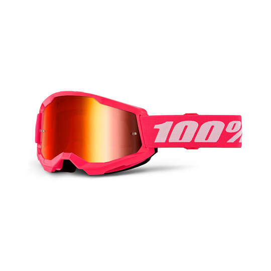STRATA 2 NEW, 100% brýle růžové, červené plexi STRATA 2 NEW, 100% brýle růžové, červené plexi
