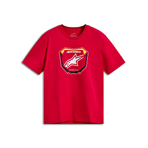 triko PLATE CSF, ALPINESTARS (červená)