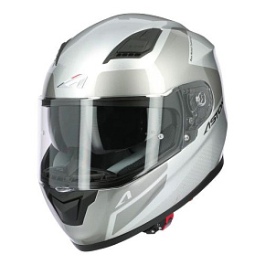 Moto přilba ASTONE GT900 RACE stříbrná Moto přilba ASTONE GT900 RACE stříbrná
