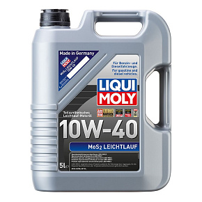 LIQUI MOLY MoS2 Leichtlauf 10W-40, polosyntetický motorový olej 5 l LIQUI MOLY MoS2 Leichtlauf 10W-40, polosyntetický motorový olej 5 l