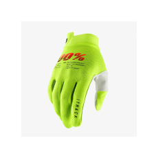 rukavice iTRACK, 100% - USA (fluo zelená) rukavice iTRACK, 100% - USA (fluo zelená)