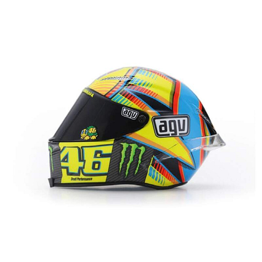 Model přilby MotoGP Valentino Rossi sezóna 2014 1:5 Model přilby MotoGP Valentino Rossi sezóna 2014 1:5