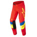 kalhoty TECHSTAR QUADRO, ALPINESTARS (červená/žlutá fluo/modrá) 2022