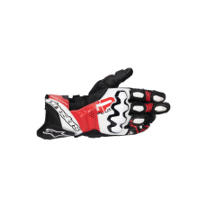 rukavice GP PLUS R V3, ALPINESTARS (černá/bílá/červená) 2025 rukavice GP PLUS R V3, ALPINESTARS (černá/bílá/červená) 2025