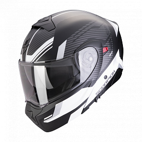 Moto přilba SCORPION EXO-930 EVO SIKON matná černo/stříbrno/bílá - S PINLOCKEM Moto přilba SCORPION EXO-930 EVO SIKON matná černo/stříbrno/bílá - S PINLOCKEM