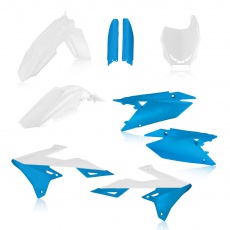 ACERBIS plastový full kit pasuje na  RMZ 250 19/24, RMZ 450 18/24 bílá/modrá