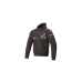 bunda SEKTOR 2 TECH HOODIE, ALPINESTARS (černá/světlá červená) 2025