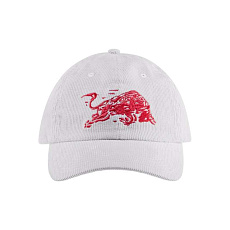 Volnočasová kšiltovka Red Bull Ring CORDUROY světle šedá