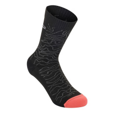 Alpinestars Drop 15 ponožky - Black Mid Gray Alpinestars Drop 15 ponožky - Black Mid Gray
